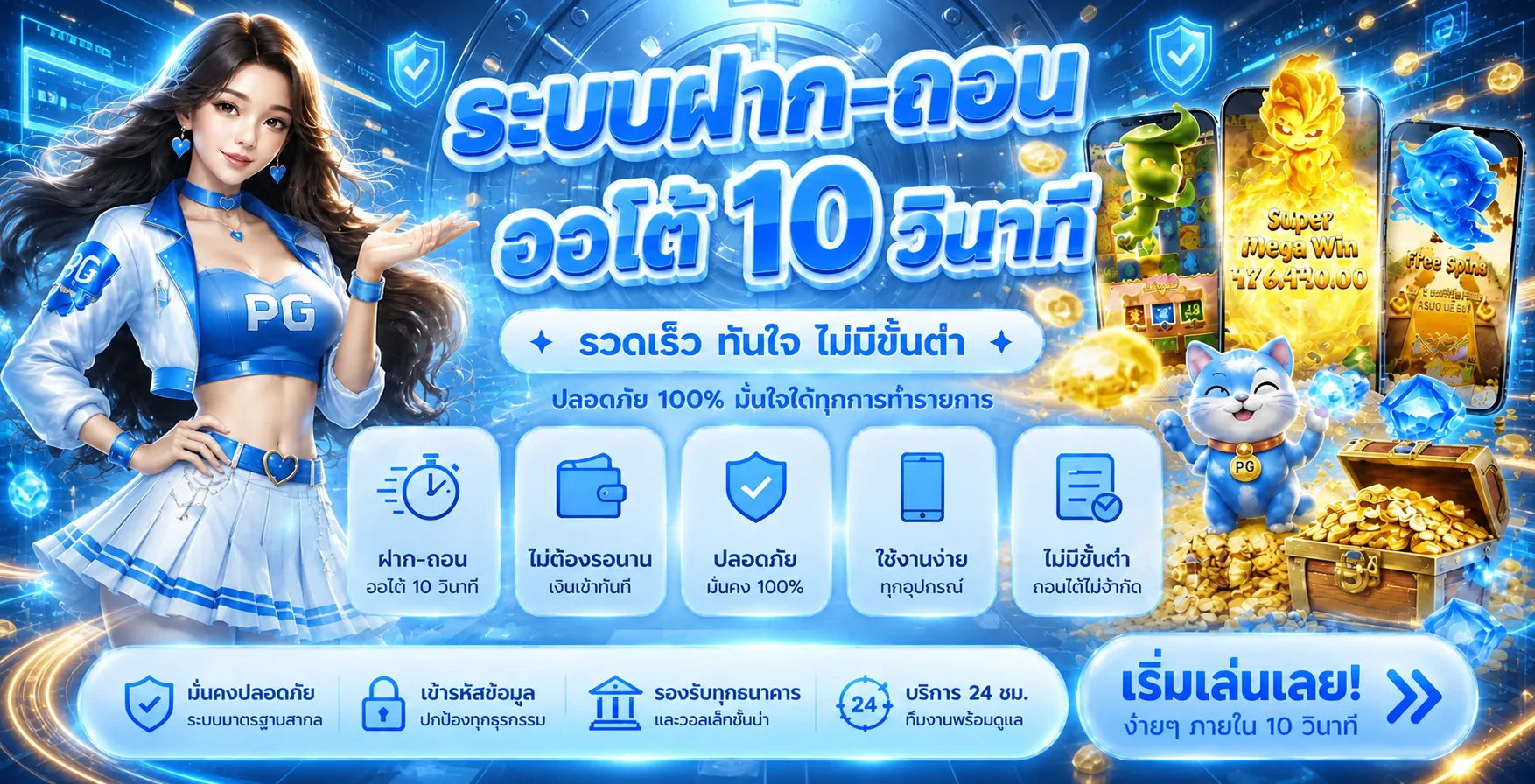 ระบบฝากถอนออโต้ UFA978 รวดเร็วทันใจ